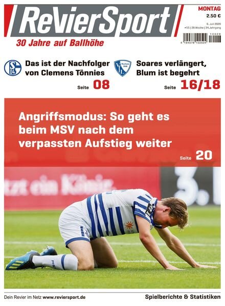 RevierSport – 06 Juli 2020 Cover