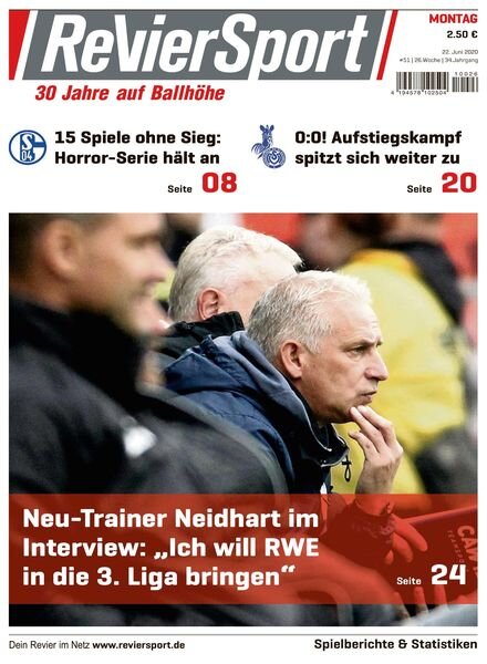 RevierSport – 22 Juni 2020 Cover