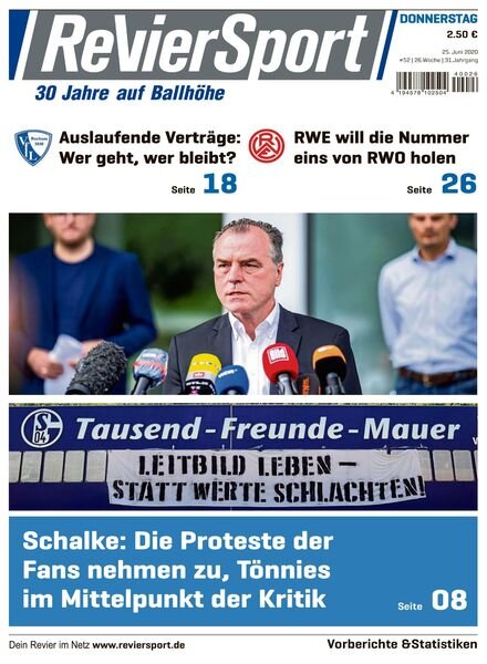 RevierSport – 25 Juni 2020 Cover