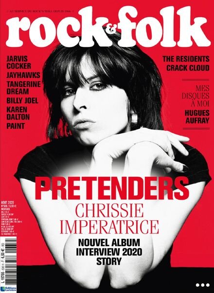 Rock & Folk – aout 2020 Cover