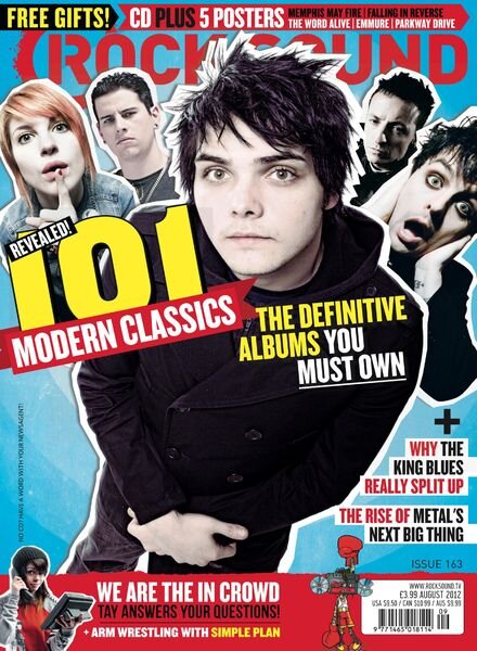 Rock Sound Magazine – August 2012 Cover