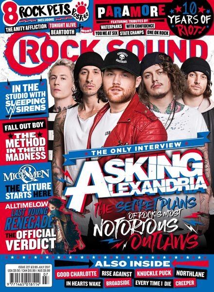 Rock Sound Magazine – July 2017 Cover