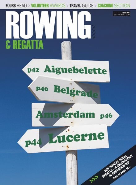 Rowing & Regatta – January – February 2014 Cover