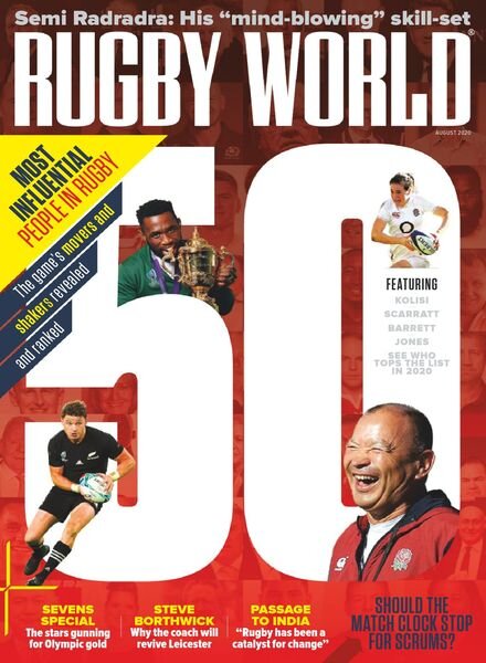 Rugby World – August 2020 Cover