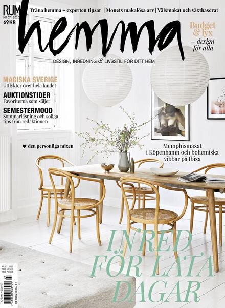 Rum Hemma – 30 juni 2020 Cover