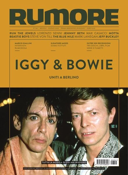 Rumore – Giugno 2020 Cover
