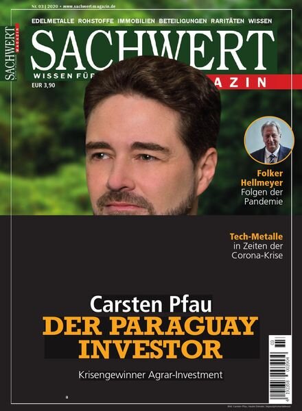 Sachwert Magazin – Nr.3 2020 Cover