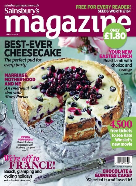 Sainsbury’s Magazine – April 2015 Cover