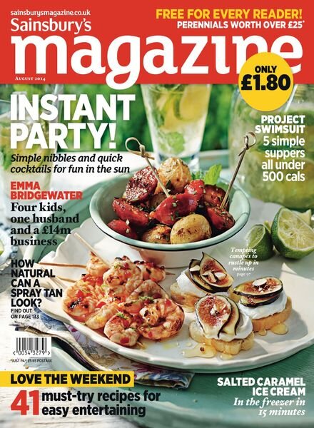 Sainsbury’s Magazine – August 2014 Cover