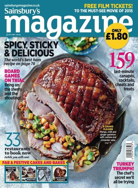 Sainsbury’s Magazine – January 2015 Cover