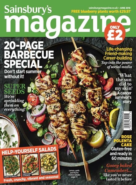 Sainsbury’s Magazine – June 2016 Cover