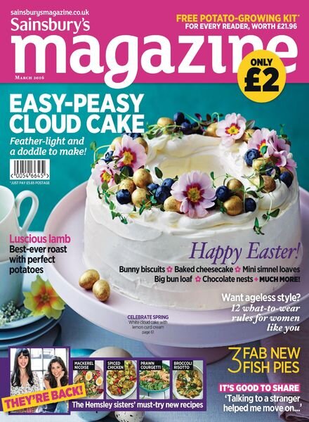 Sainsbury’s Magazine – March 2016 Cover