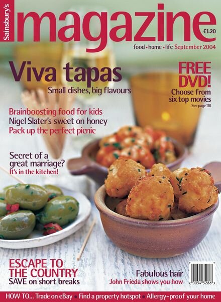 Sainsbury’s Magazine – September 2004 Cover