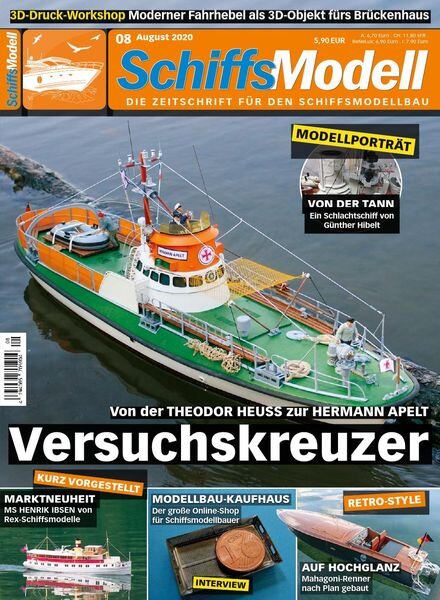 SchiffsModell – August 2020 Cover