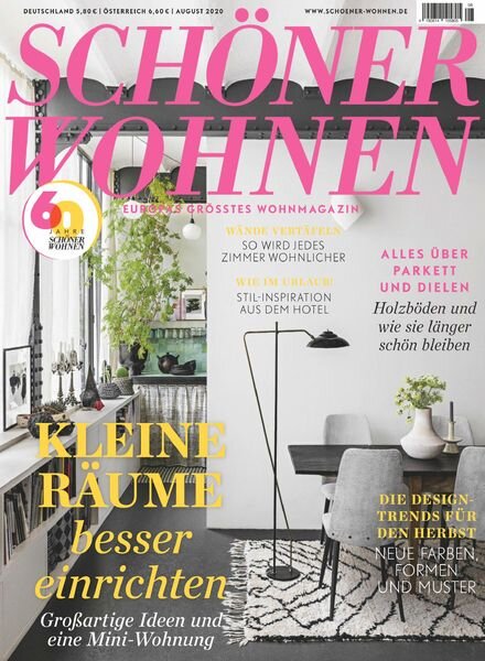 SchOner Wohnen – August 2020 Cover