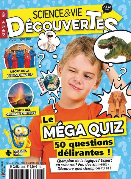Science & Vie Decouvertes – aout 2020 Cover
