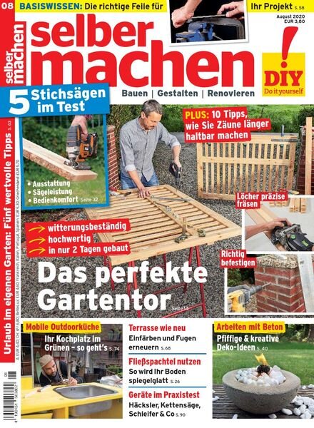 Selber Machen – August 2020 Cover