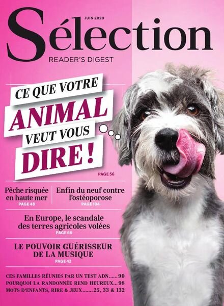 Selection Reader’s Digest France – mai 2020 Cover
