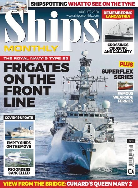Ships Monthly – August 2020 Cover