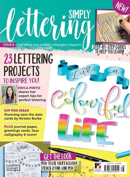 Simply Lettering – Issue 8 – July 2020 Cover