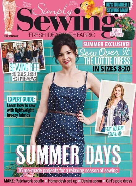 Simply Sewing – August 2020 Cover