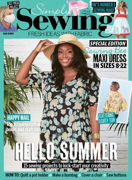 Simply Sewing – July 2020 Cover