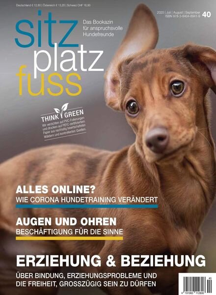 SitzPlatzFuss – Juli-September 2020 Cover