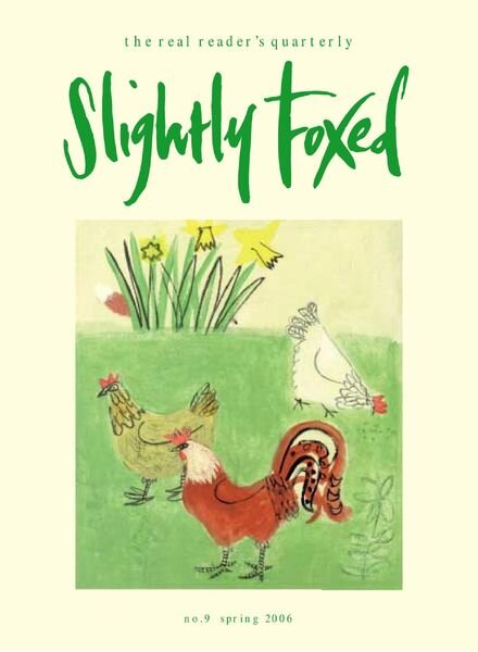Slightly Foxed – Spring 2006 Cover