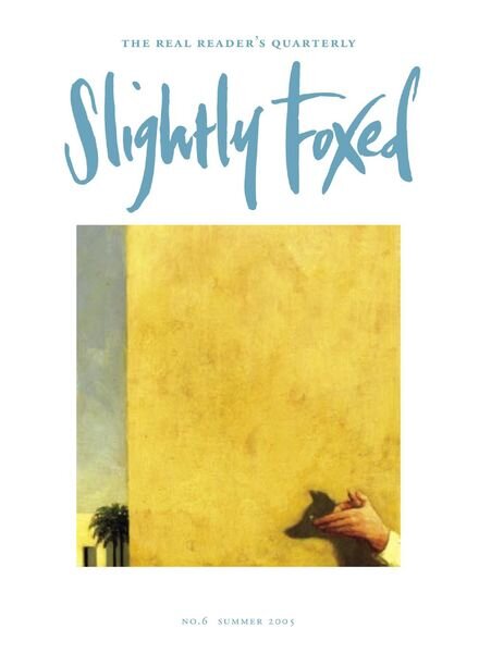 Slightly Foxed – Summer 2005 Cover