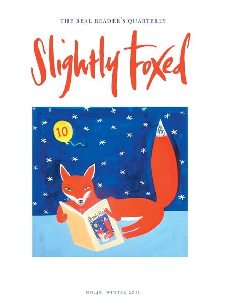 Slightly Foxed – Winter 2013 Cover