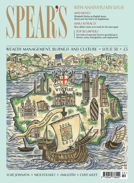 Spear’s – May- June 2016 Cover