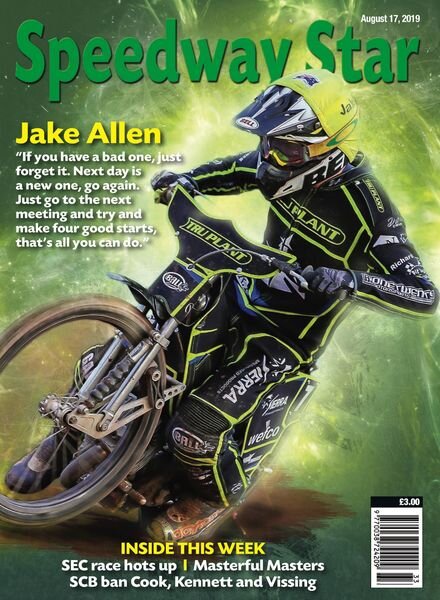 Speedway Star – August 17, 2019 Cover