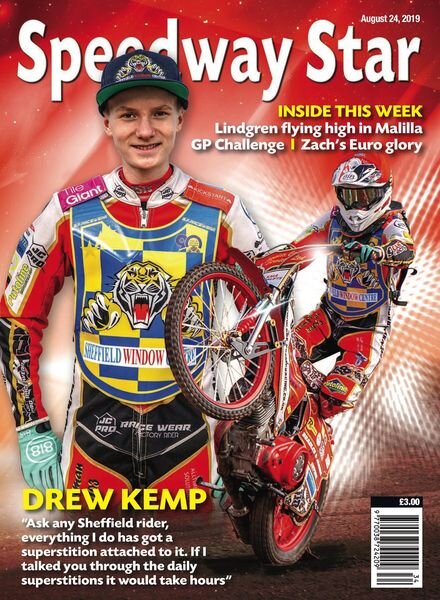 Speedway Star – August 24, 2019 Cover