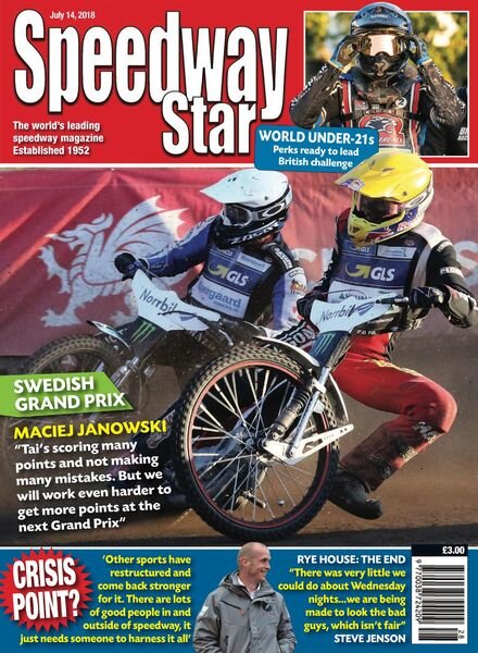 Speedway Star – July 14, 2018 Cover