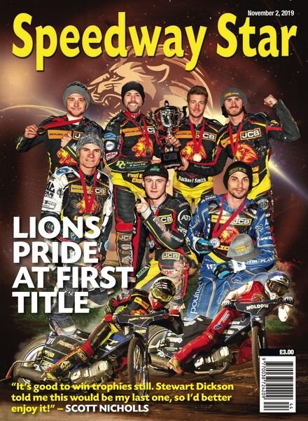Speedway Star – November 2, 2019 Cover