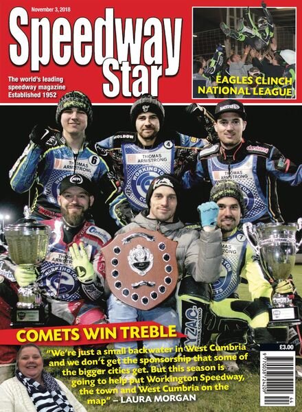 Speedway Star – November 3, 2018 Cover