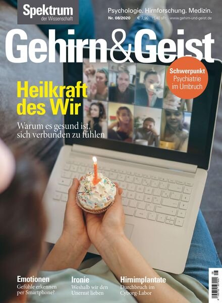 Spektrum – Gehirn&Geist – 05 Juli 2020 Cover