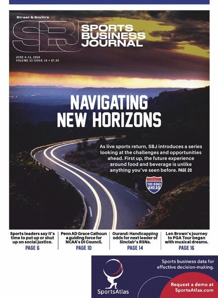 SportsBusiness Journal – 08 June 2020 Cover