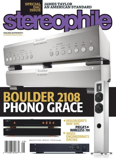 Stereophile – August 2020 Cover