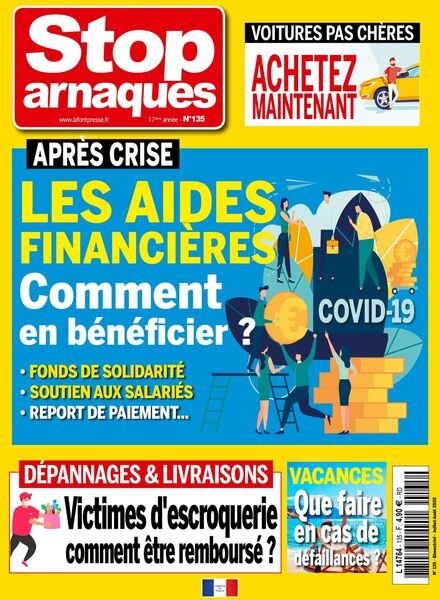 Stop Arnaques – Juillet-Aout 2020 Cover