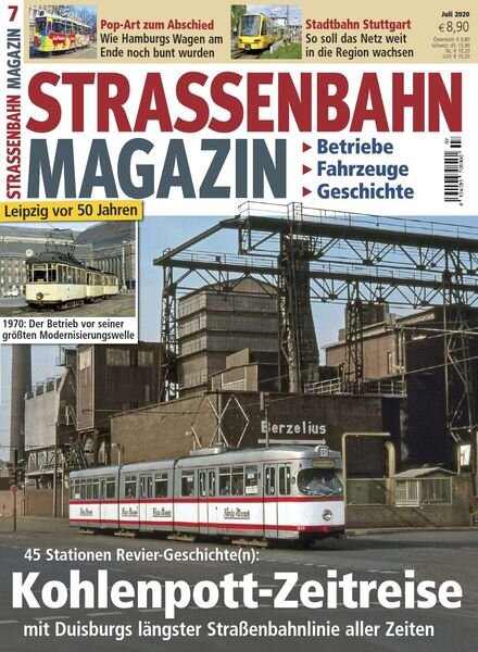 Strassenbahn Magazin – Juli 2020 Cover