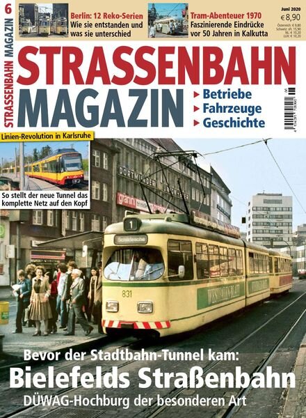 Strassenbahn Magazin – Juni 2020 Cover