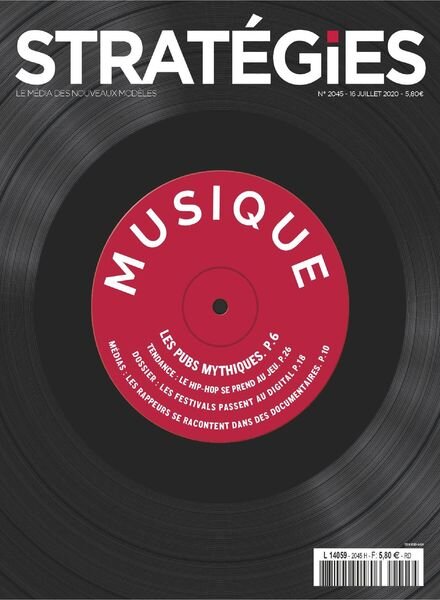 Strategies – 16 Juillet 2020 Cover