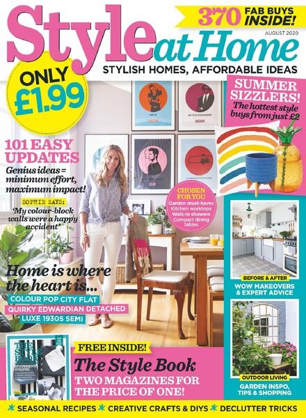 Style at Home Canada – August 2020 Cover