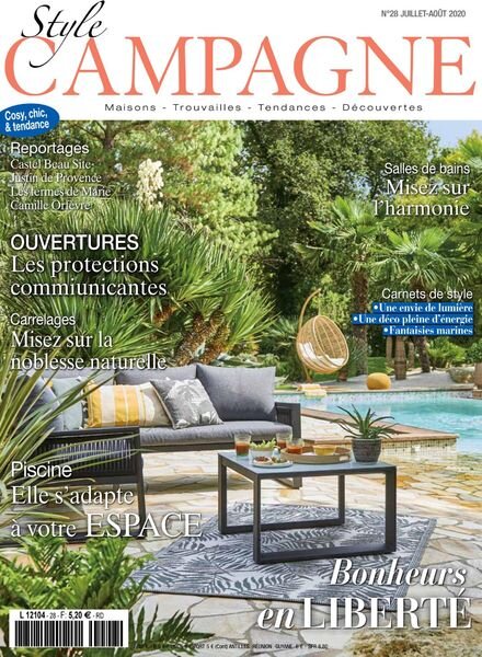 Style Campagne – Juillet-Aout 2020 Cover