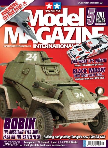 Tamiya Model Magazine – March 2014 Cover