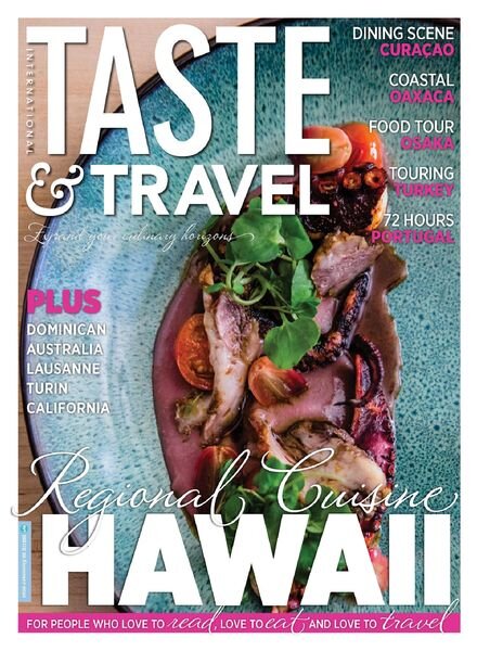 Taste and Travel International – July 2020 Cover