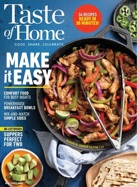 Taste of Home – August 2020 Cover