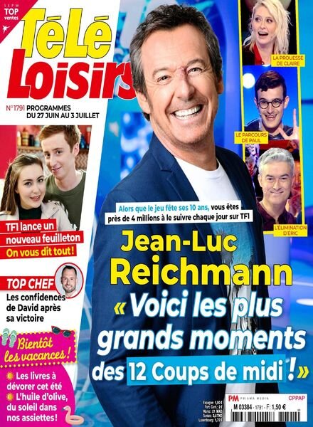 Tele Loisirs – 22 Juin 2020 Cover