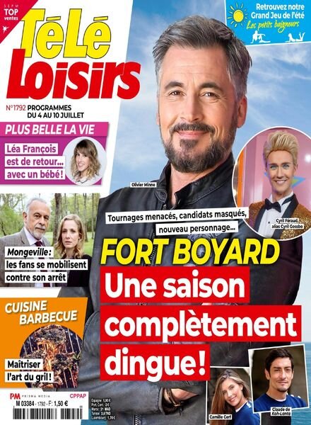 Tele Loisirs – 29 Juin 2020 Cover